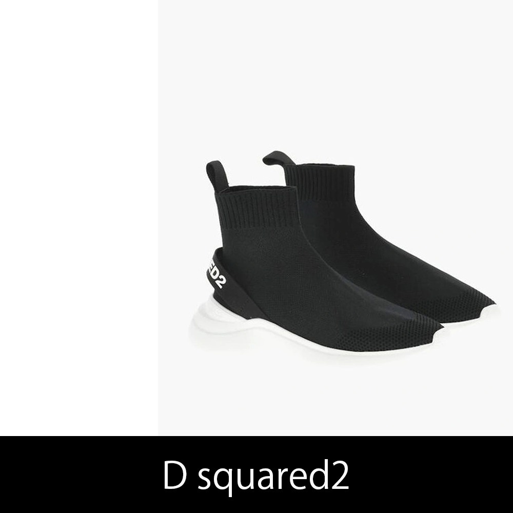 D squared2★ラバーソール付きキャンバススニーカー★送関込