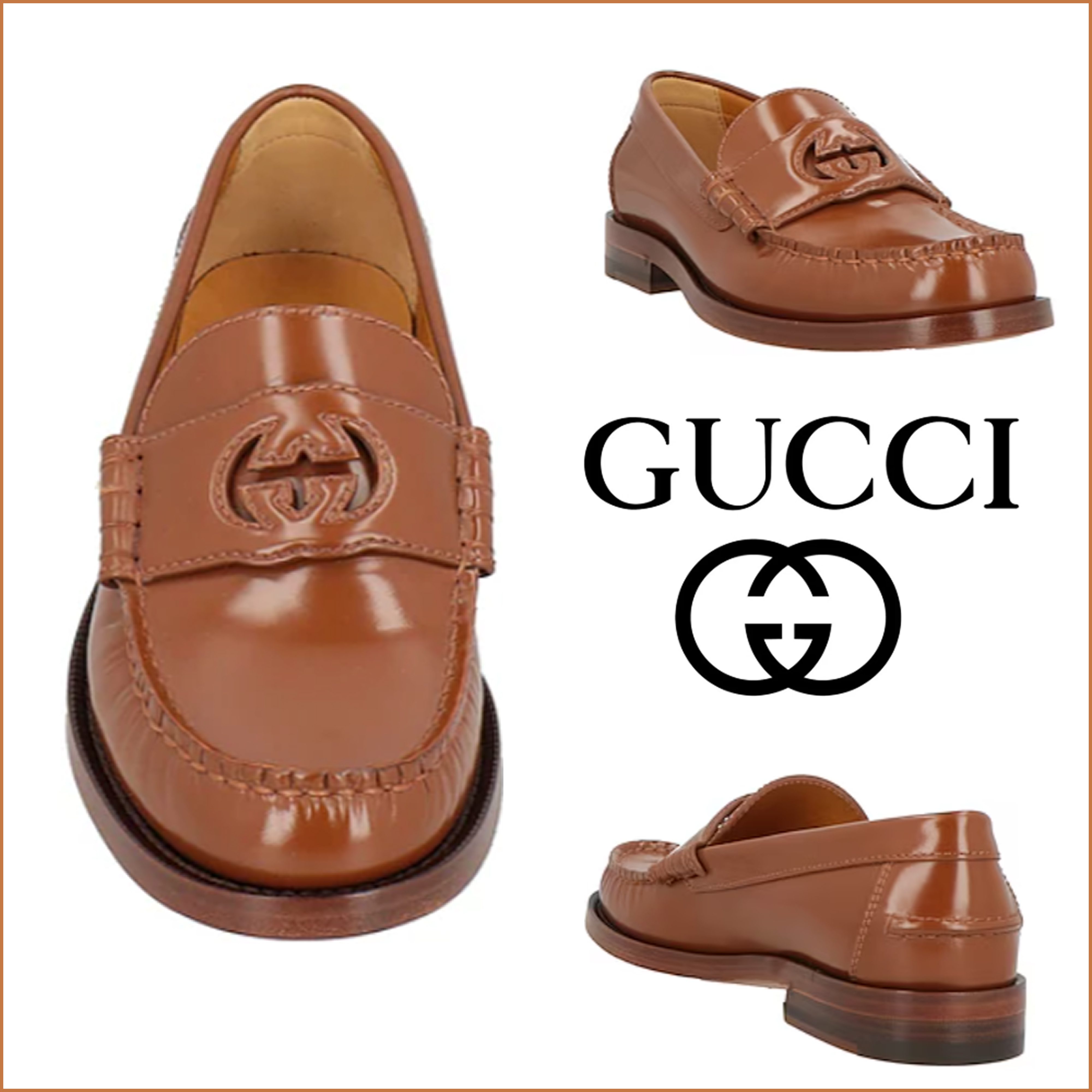 SALE！残り少ない【GUCCI】レザー ローファー