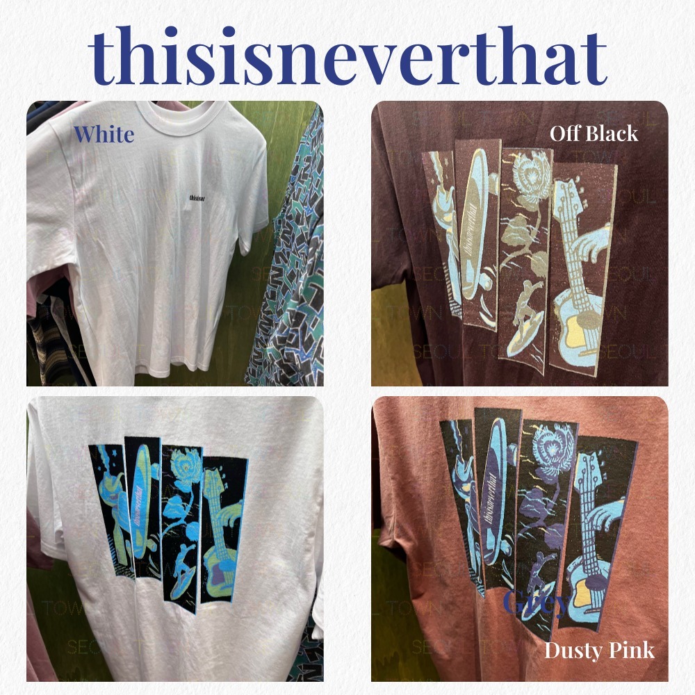 thisisneverthat ★ 4 Panels Tee Tシャツ 関税込 韓国人気