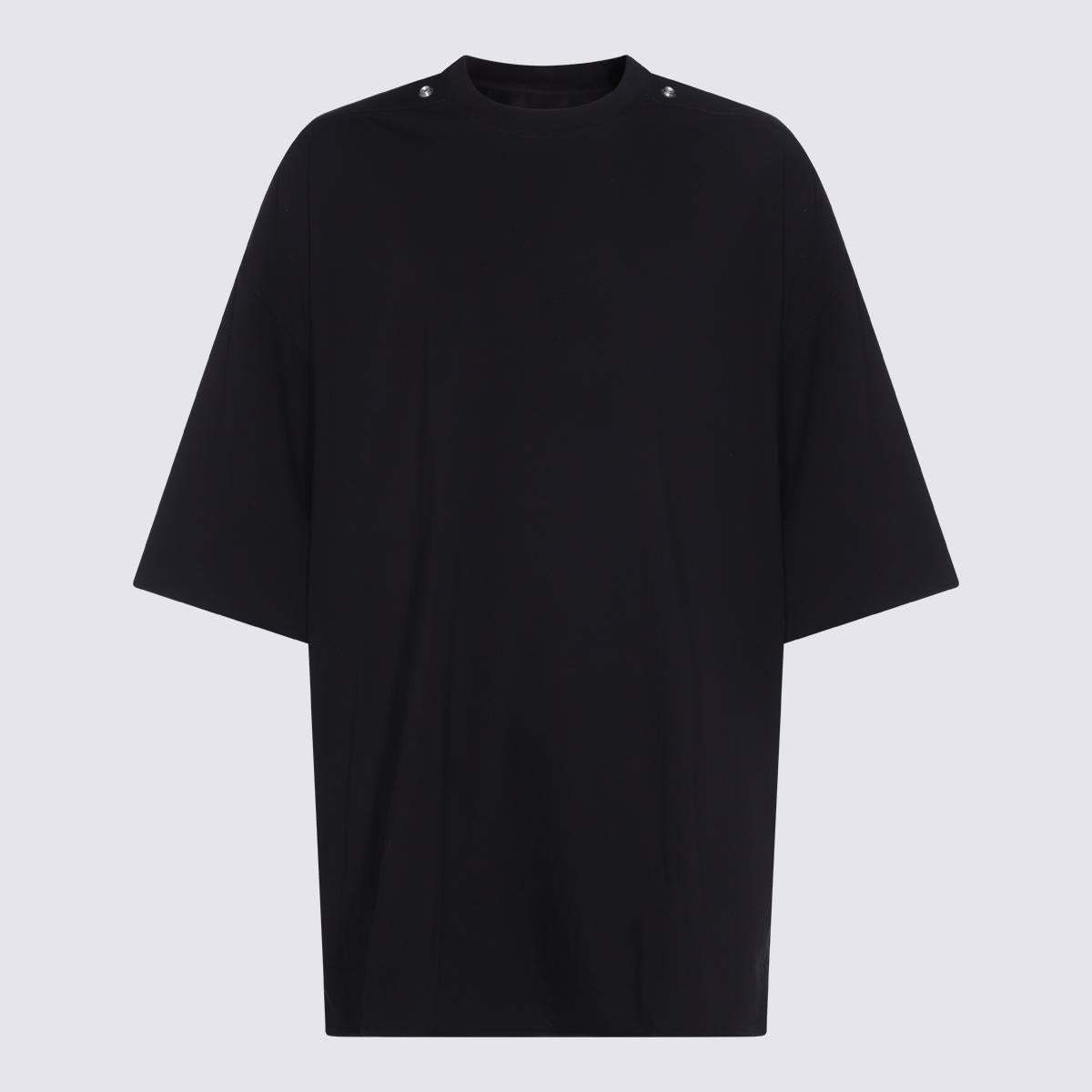 【関税＆送料込み】Rick Owens Black Cotton  T T-Shirt