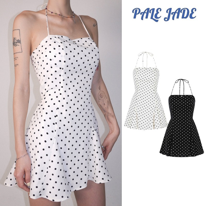 PALE JADE☆Polkadot Mini Dress