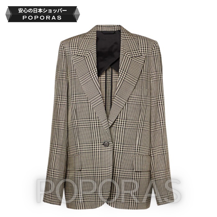 関税送料込☆【Acne Studios】チェック柄 クラシックジャケット