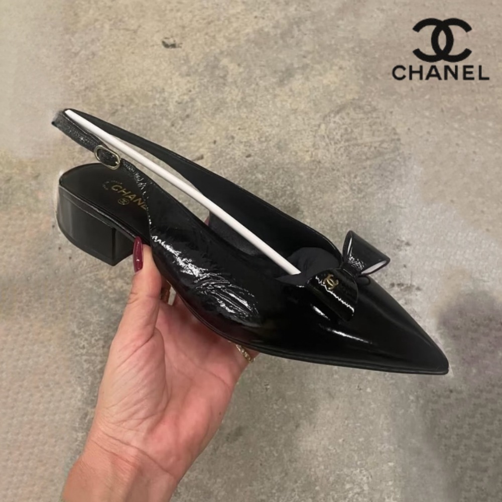 【キレイめ×ほどよいぬけ感♪】CHANEL★スリングバックシューズ