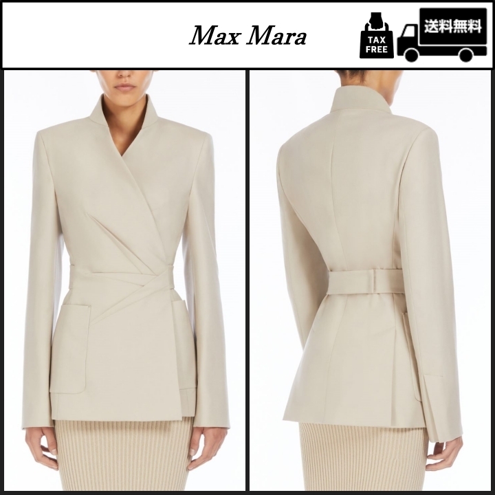 【MAX MARA】NEREO ウール モヘア シルク ブレザー