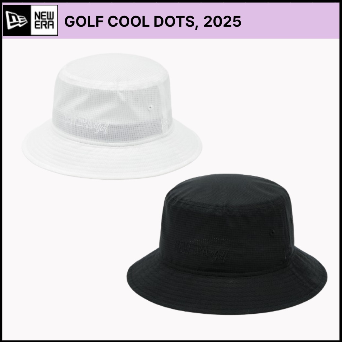 Newera■[Golf] Cool Dots Bucket Hat■送料込