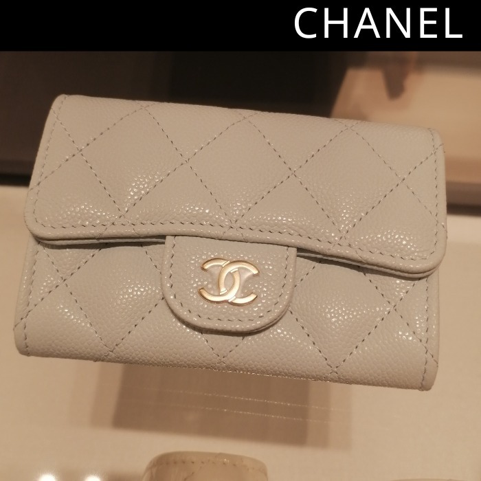 CHANEL シャネル マトラッセフラップコインケース 財布