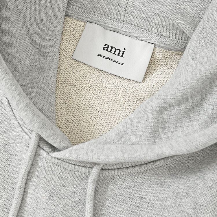 AMI Paris パーカー USW247.730-0951 HEATHER ASH GREY
