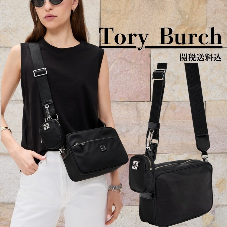 【関税送料込】Tory Burchバージニアナイロンショルダーバッグ**
