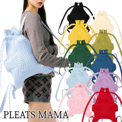 ☆大人気☆PLEATS MAMA☆BowBackpack☆バックパック☆追跡可