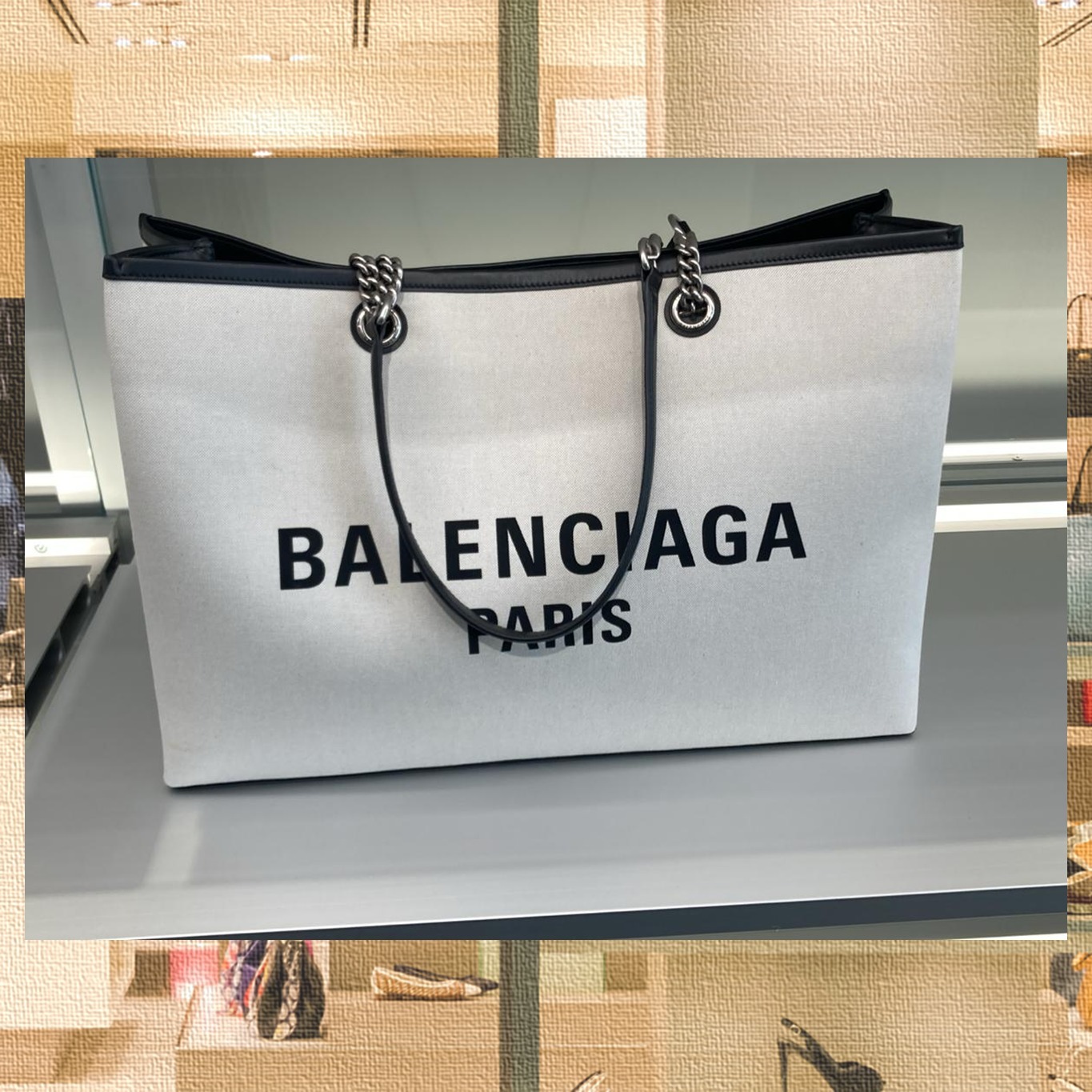 直営店☆BALENCIAGA☆ 最終SALE! DUTY FREE TOTE L トートバッグ
