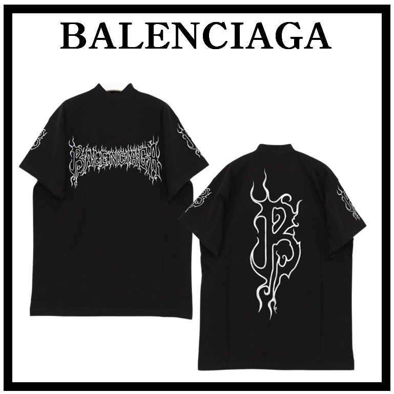 ☆送料・関税込☆BALENCIAGA★グラフィックロゴTシャツ★