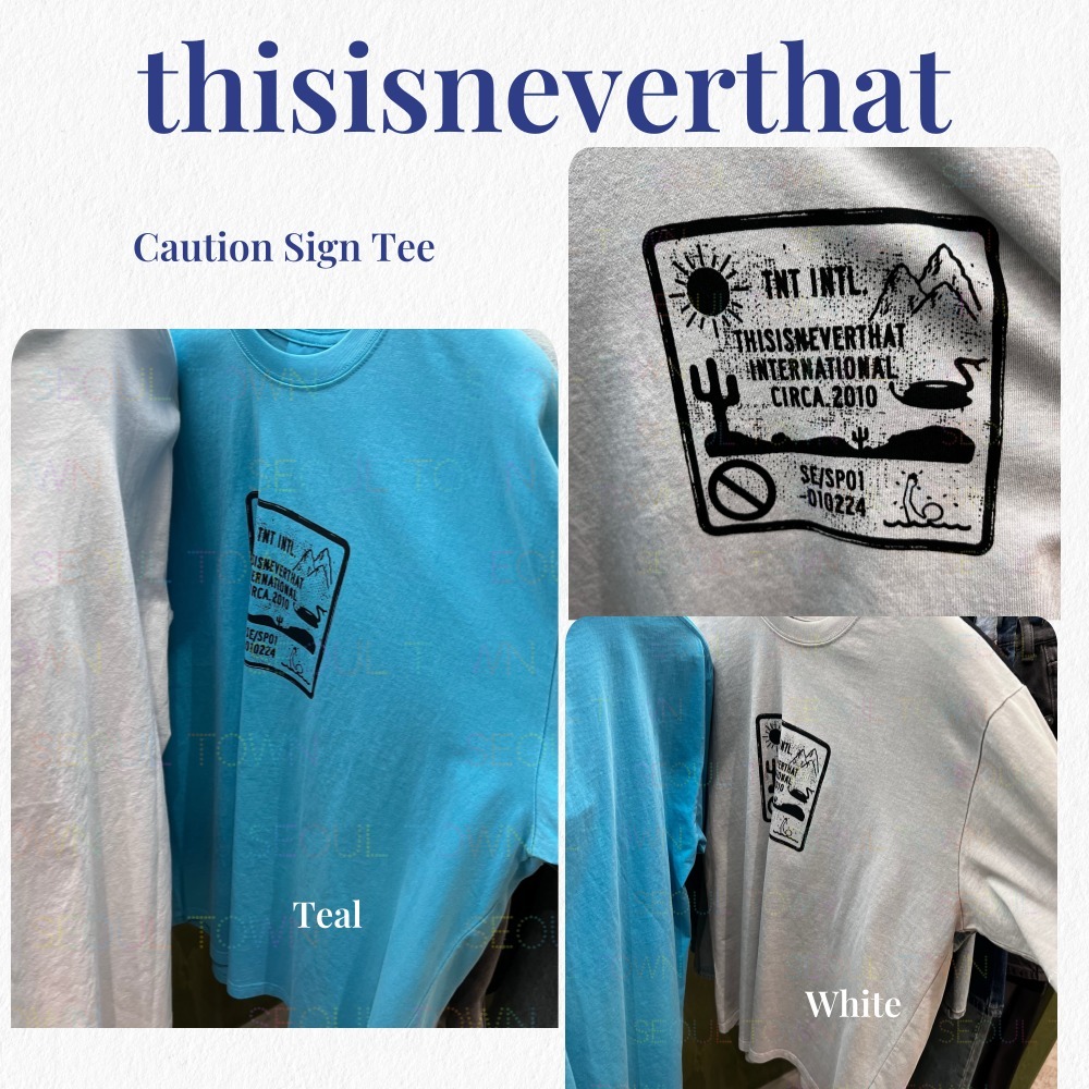 thisisneverthat ★ Caution Sign Tee Tシャツ 関税込