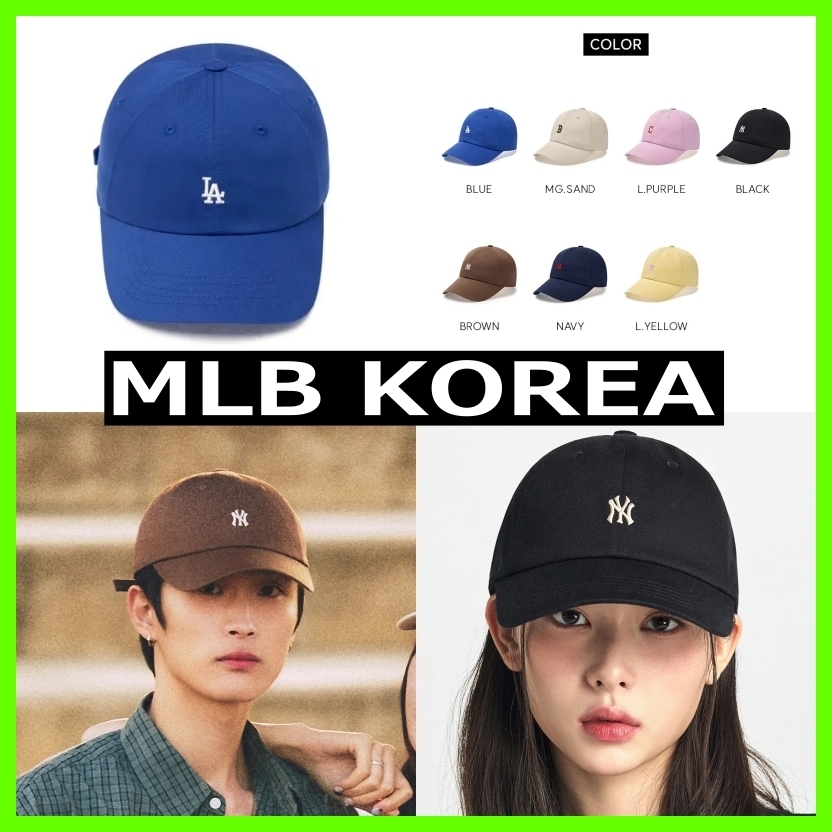 ★ MLB KOREA ★ ナノロゴ アンストラクチャー ボールキャップ