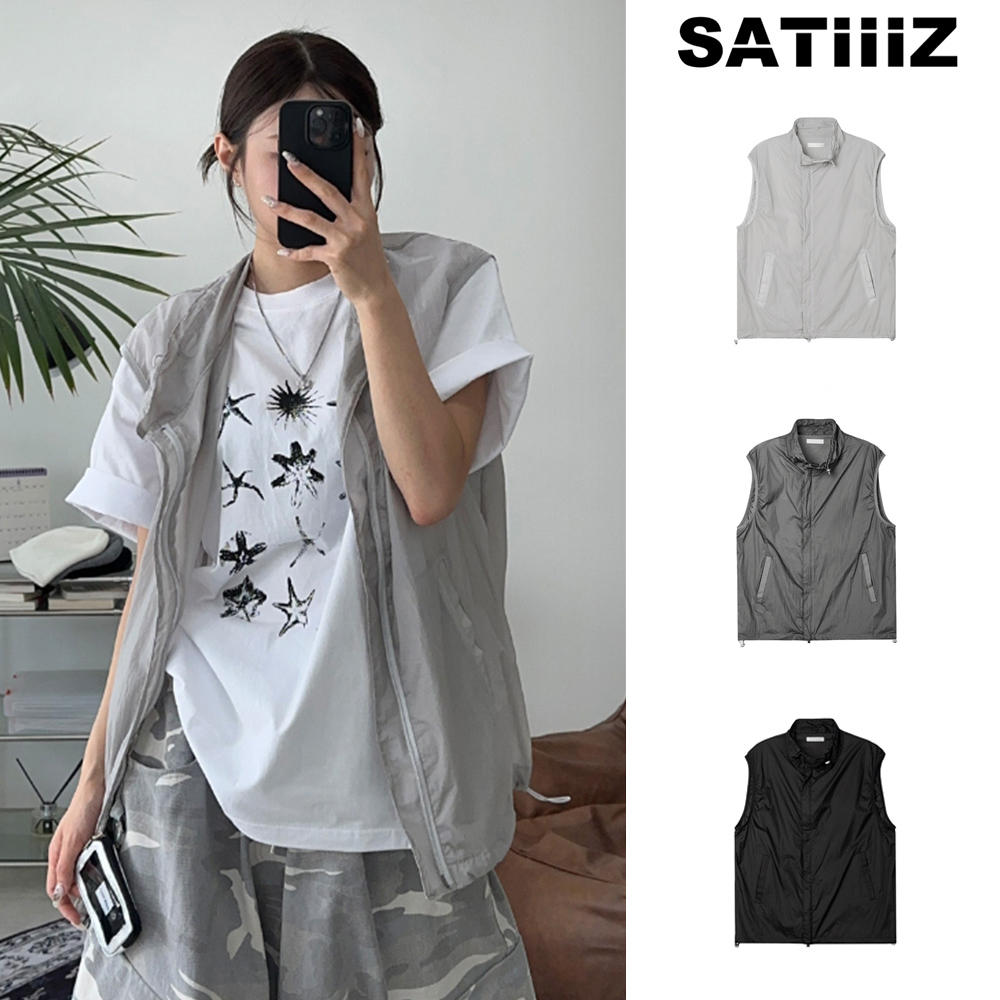 【SATIIIZ】Poez Summer Nylon Vest