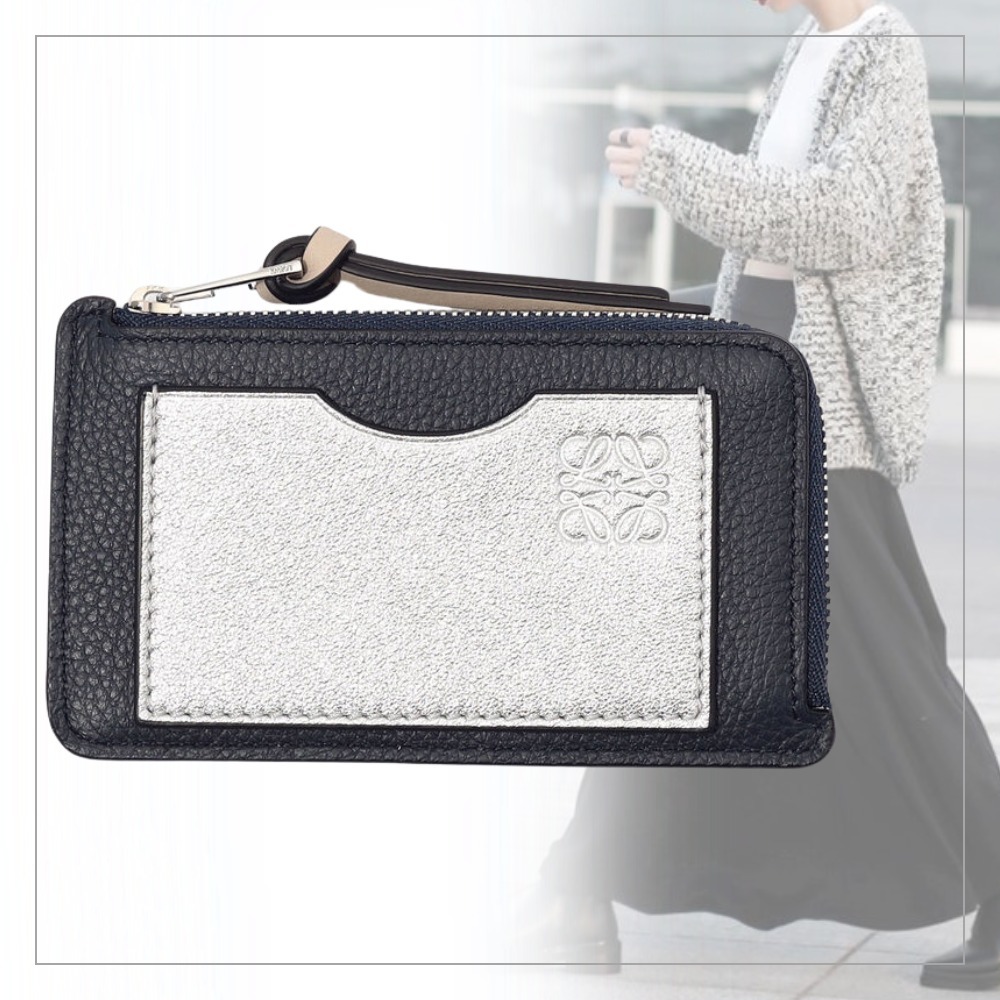 【LOEWE】コインカードホルダー ソフトグレインカーフ