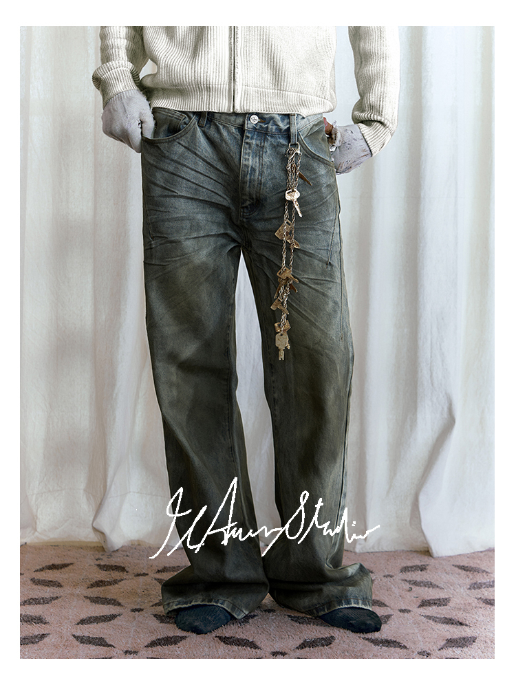 デニム・ジーパン JCAESAR STUDIO WASHED DIRTY DENIMS