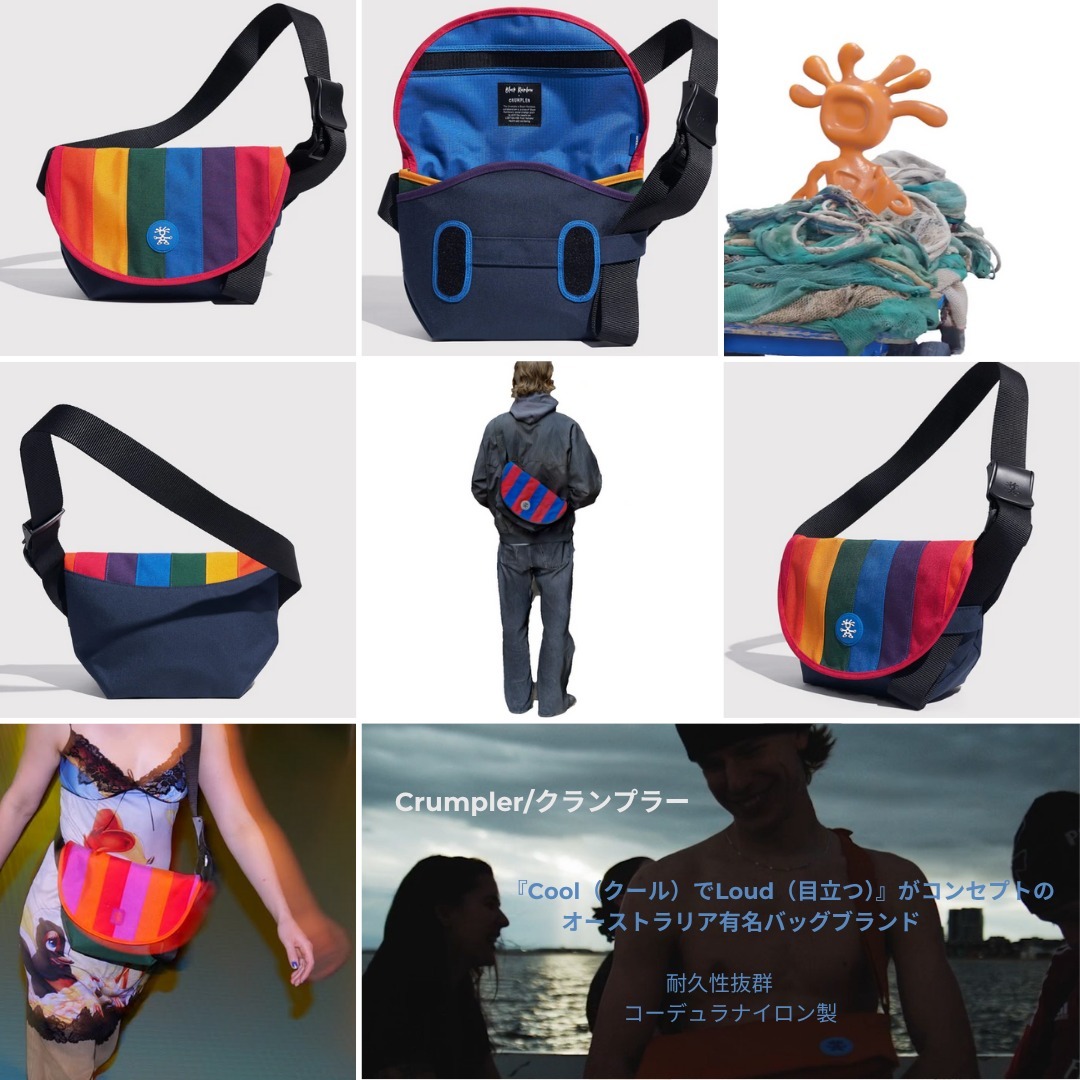 Crumpler◆期間限定販売◆ブラックレインボー/ショルダーバッグ