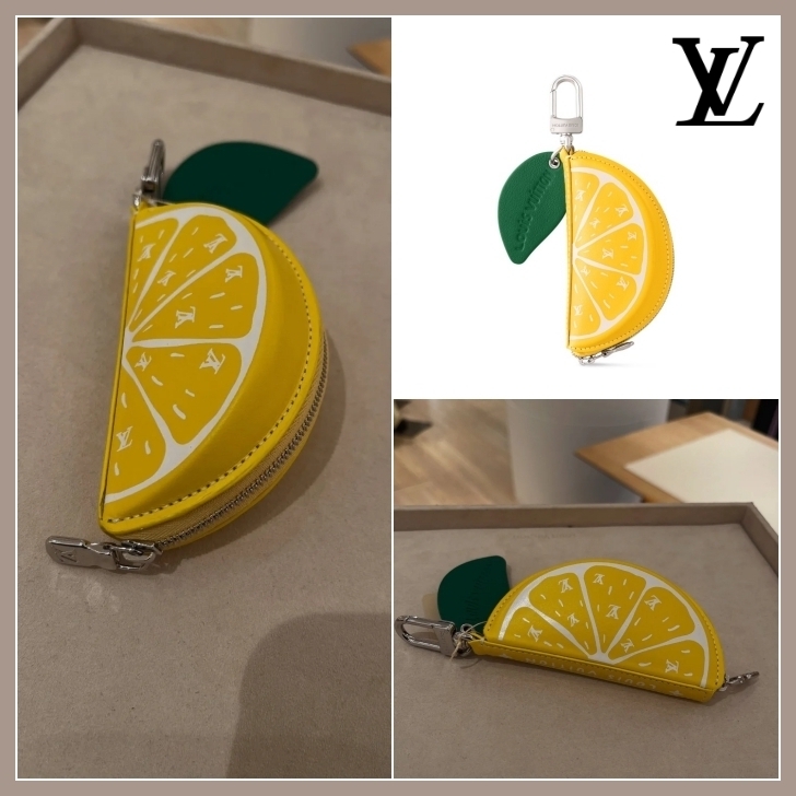 【LVロゴ】Louis Vuitton レモン バッグチャーム