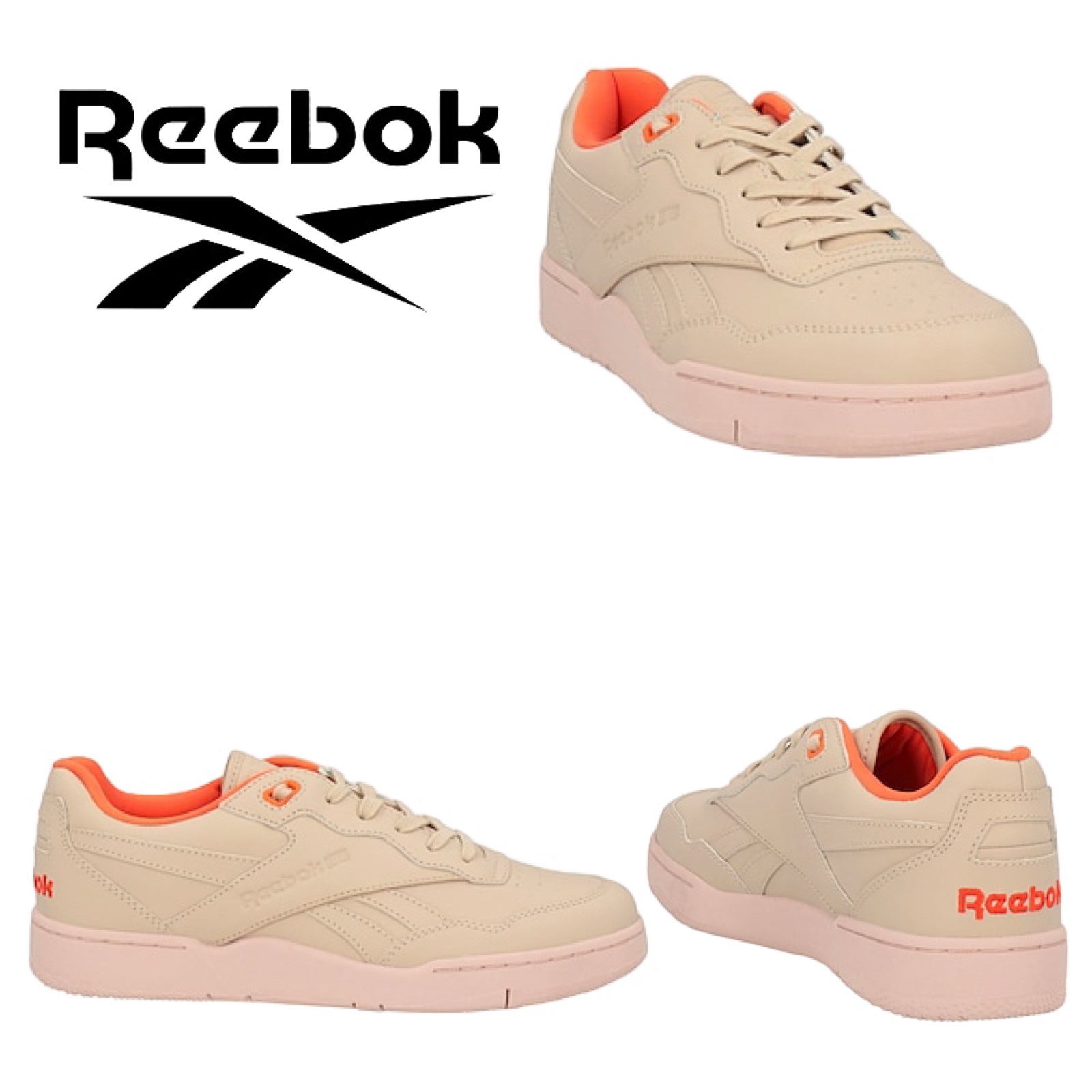 REEBOK メンズスニーカー ベージュ