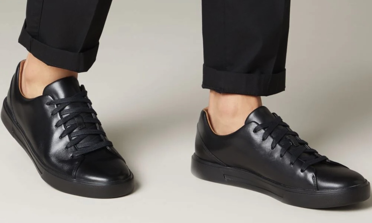 CLARKS プレーン クラシック スニーカー ブラック ビジネス