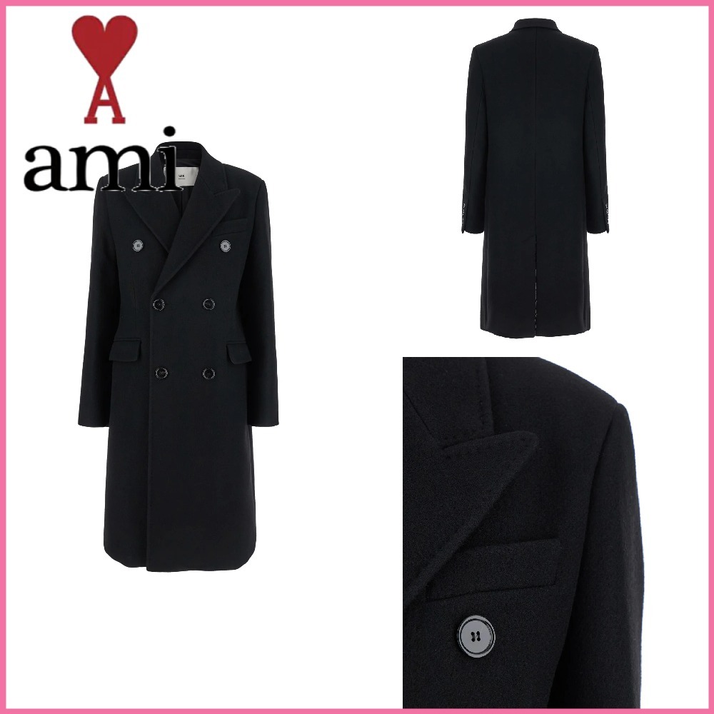 SALE【AMI】ペア ダブルブレストコート