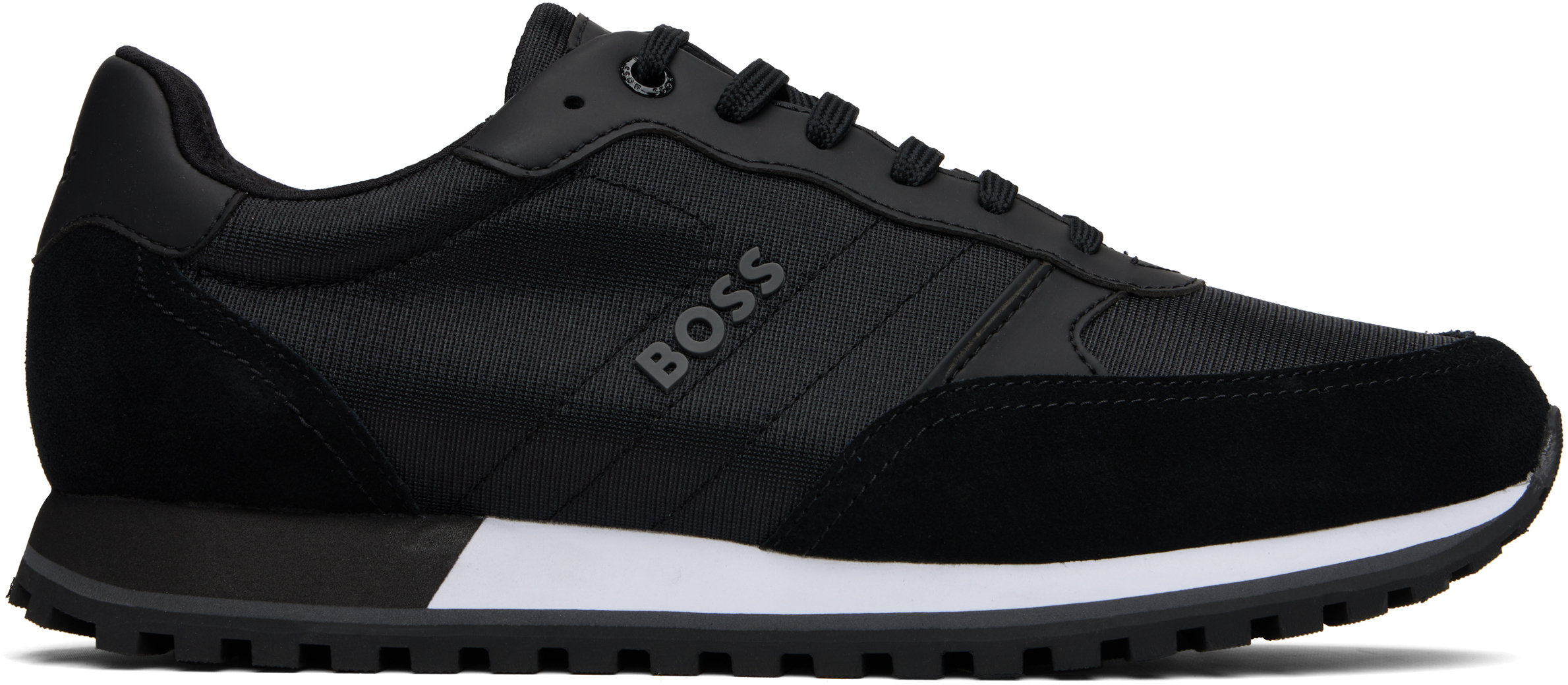 【関税込み】BOSS ブラック ロゴ スニーカー