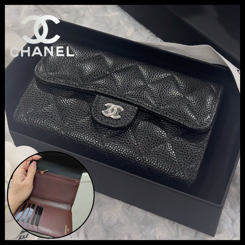 【気品漂う定番】CHANEL クラシック ミディアム ウォレット