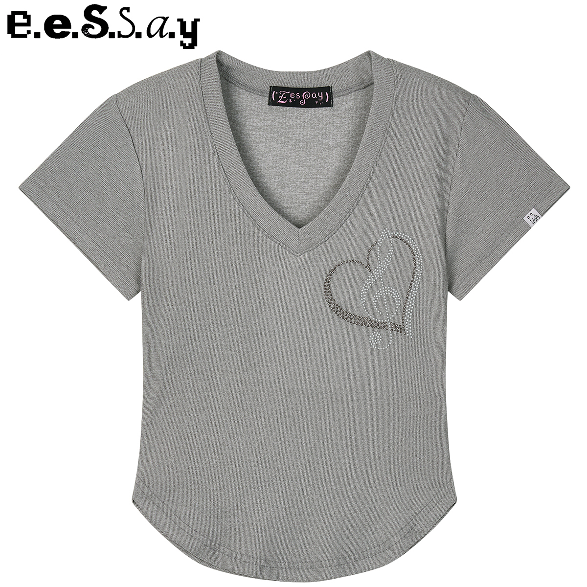 ★eessay★G clef T SHIRT - GRAY★正規品/韓国送料込