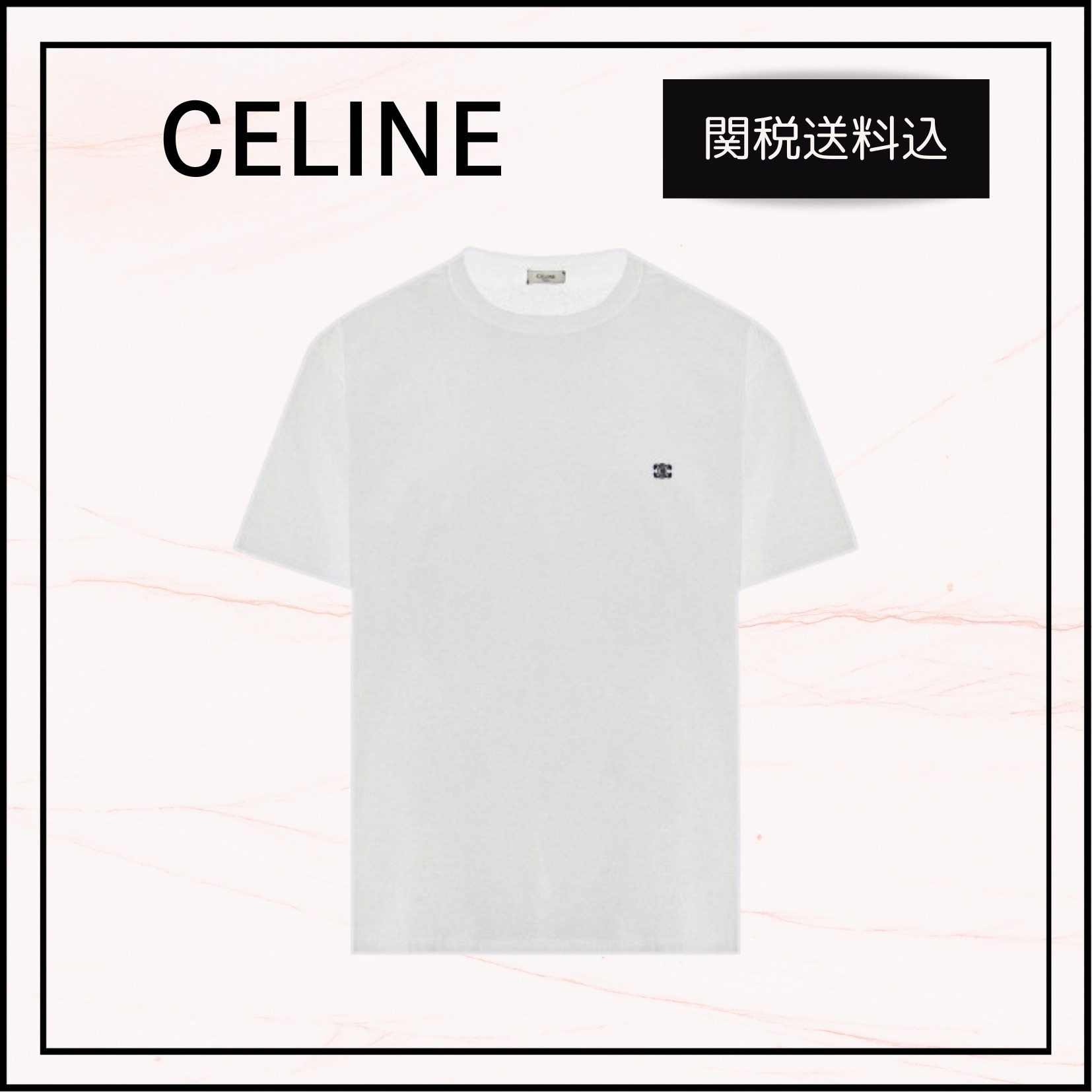 関税送料込★CELINE トリオンフ ルーズTシャツ
