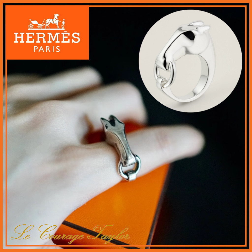 シンプル×存在感♪【HERMES】ギャロップ リング PM