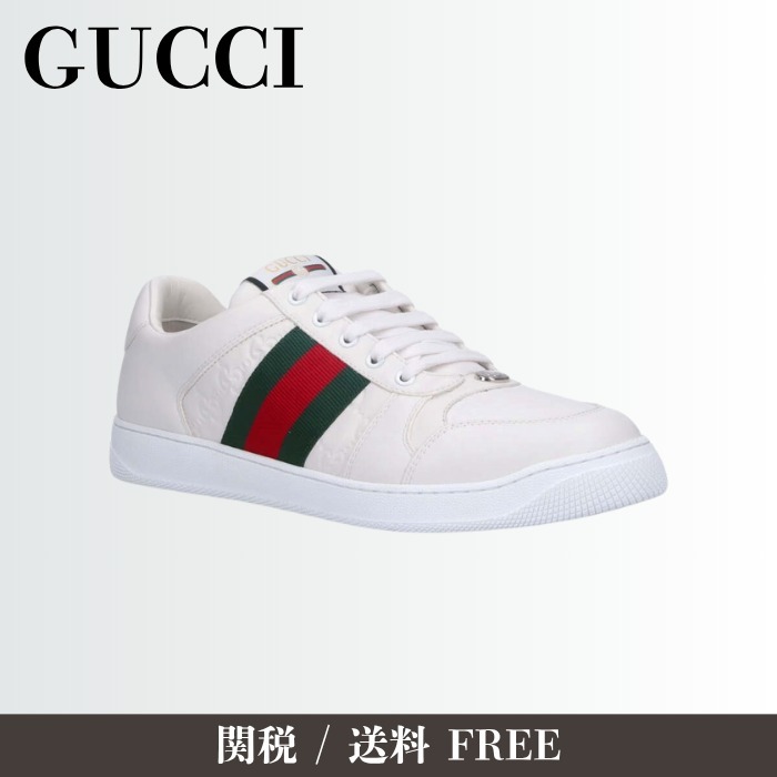 【定番】GUCCI グッチ スクリーナー トレーナー スニーカー