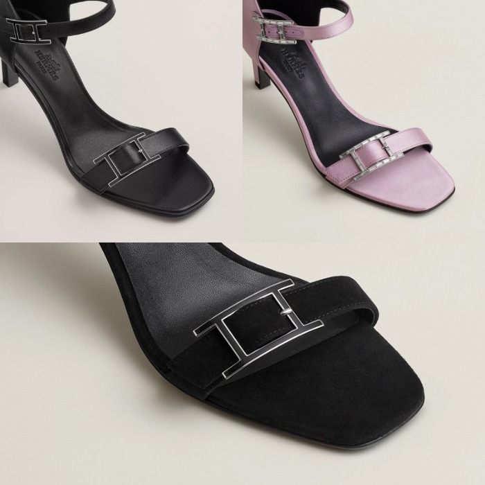 《エレガントな足元に》HERMES Judy 70 サンダル