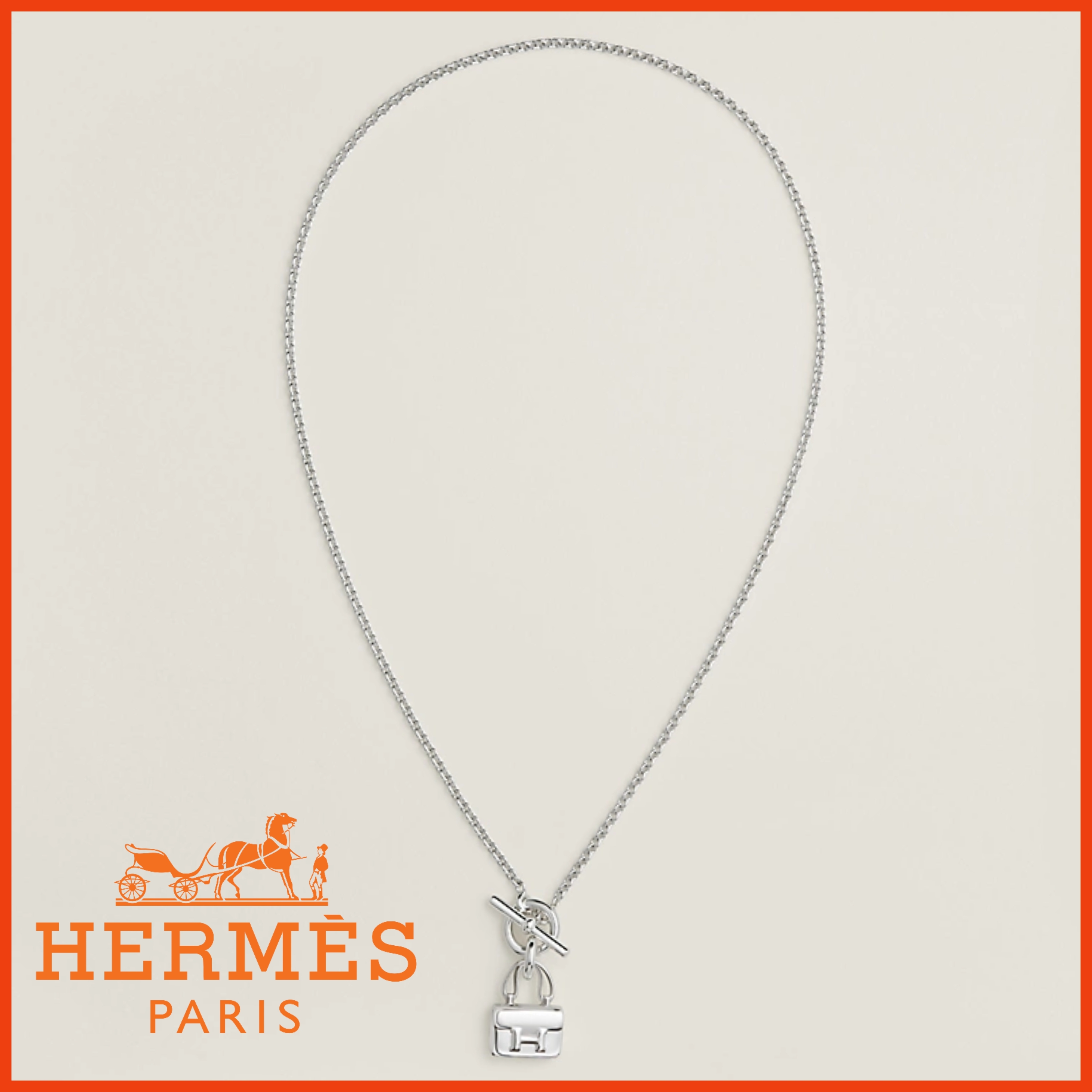 エレガントな一品【HERMES】コンスタンスのお守りペンダント
