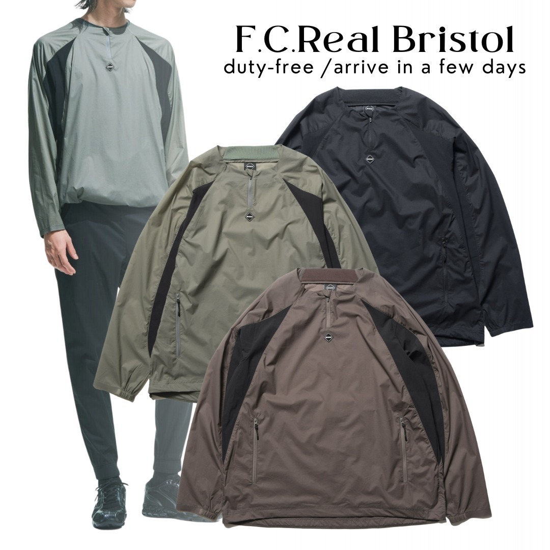 【F.C.Real Bristol】ULTRA LIGHT WEIGHT HALF ZIP PISTE