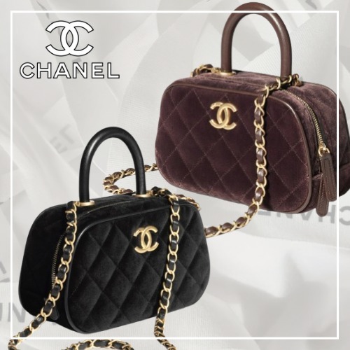 【甘さと品格のバランス◎】CHANEL ミニボーリングバッグ 25A