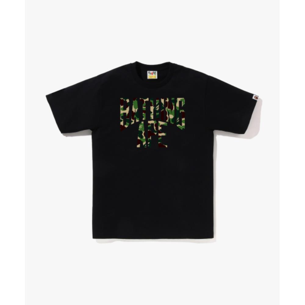 ◆BAPE◆ ABC CAMO NYC LOGO T-SHIRT M BLACKGREEN 001TEL301011