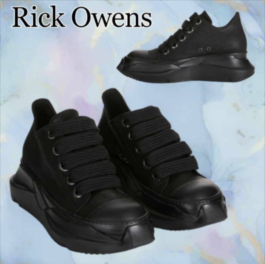 【Rick Owens】DRKSHDW レース スニーカー ストレッチデニム