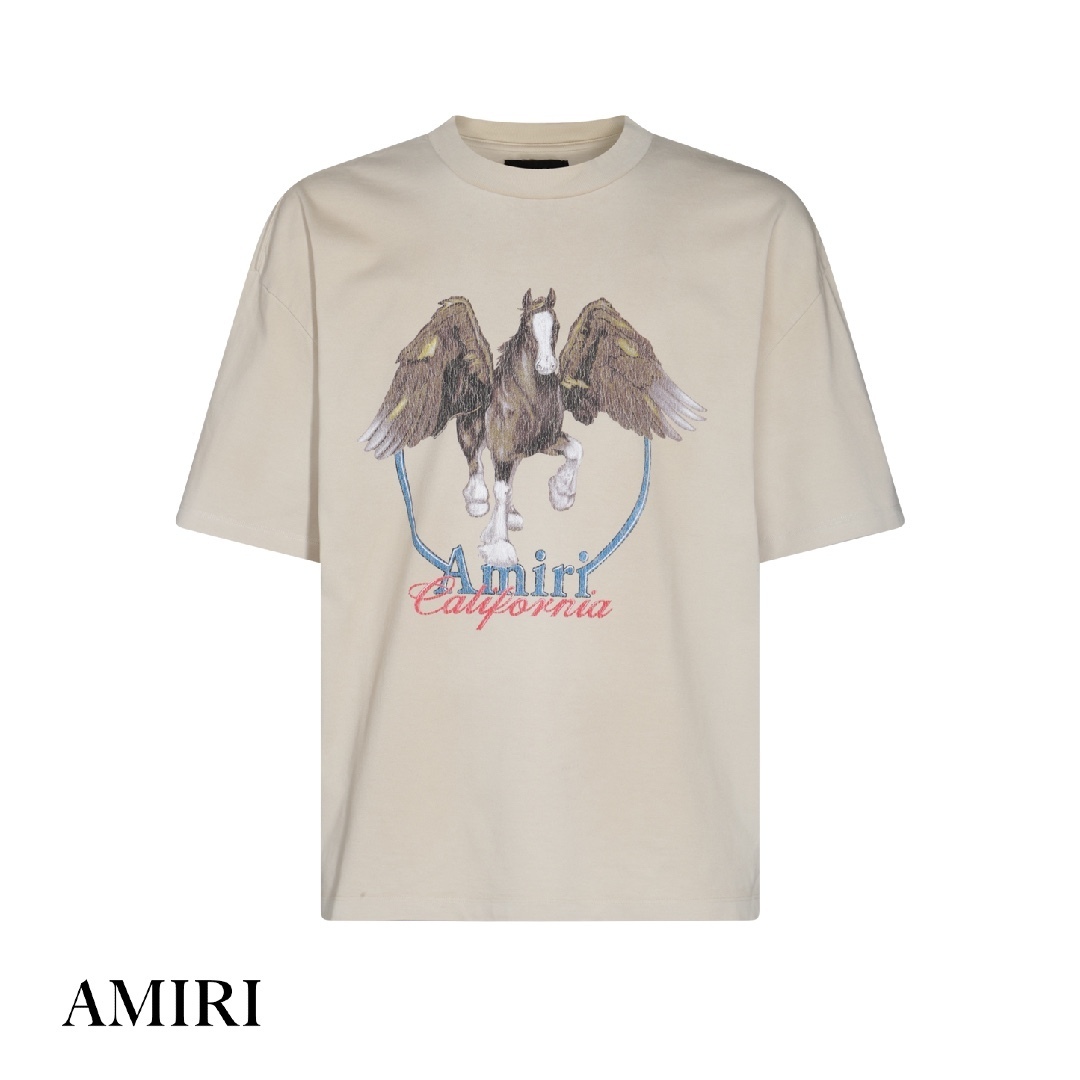 アミリ Tシャツ グレー メンズ デニムや黒のパンツに