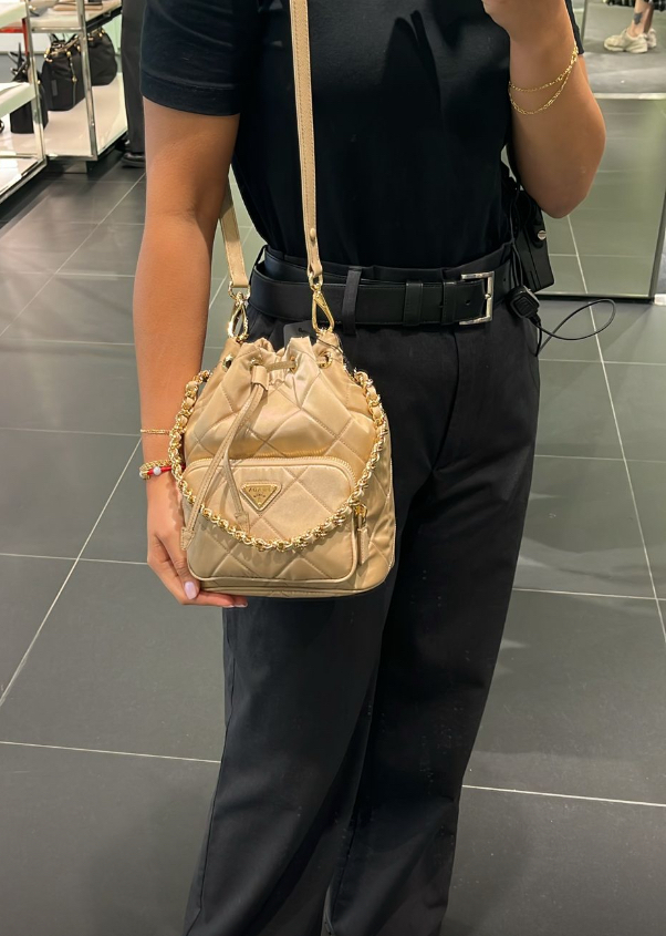 ショルダーバッグ・ポシェット PRADA 1BH038_2A0S_F0040 BUCKET BAG