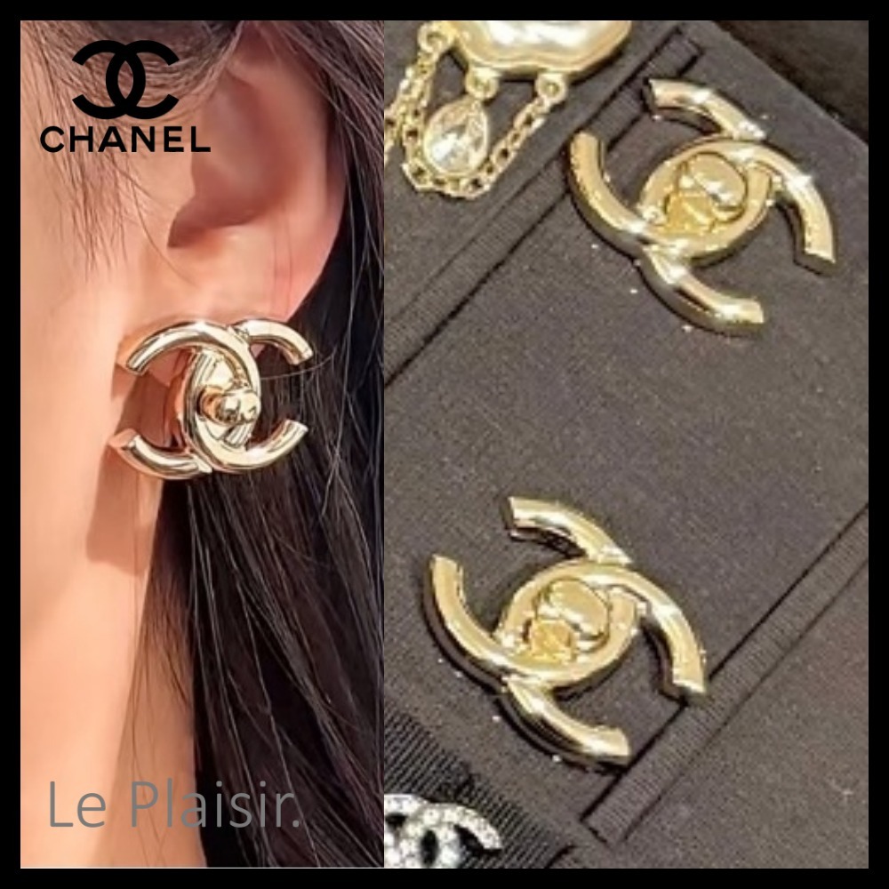 【ターンロック☆CCロゴ】CHANEL ピアス