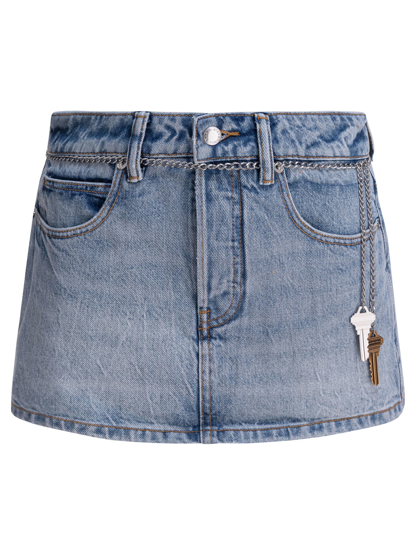 ベルト Alexander Wang HIGH RISE SKORT WITH CHAIN BELT
