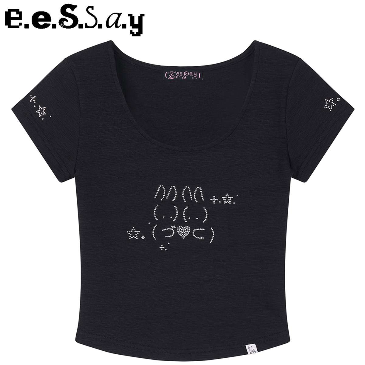 ★eessay★T.K RABBIT T SHIRT - BLACK★正規品/韓国送料込