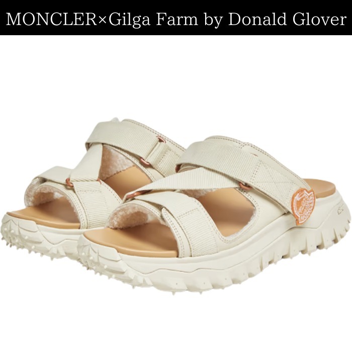 新作【MONCLER x ギルガファーム】レザーサンダル