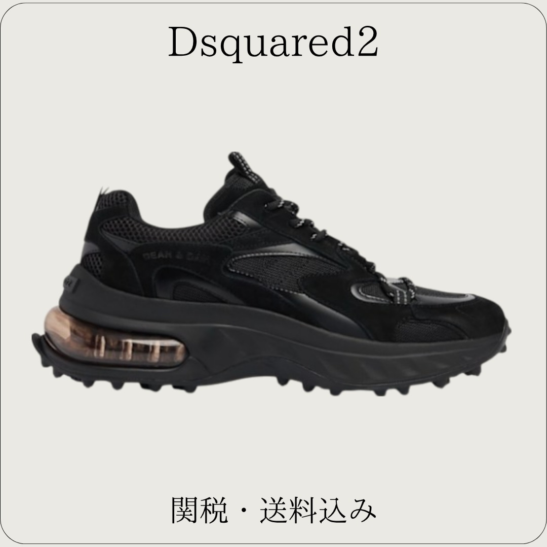 Dsquared2【Bubble スニーカー☆Nero Nero】関税送料込