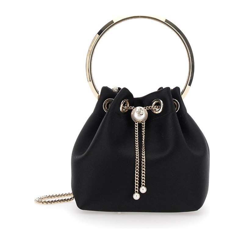 トートバッグ Jimmy Choo FW25 BON BON (BONBONHBH BLACKLIGHTGOLD)