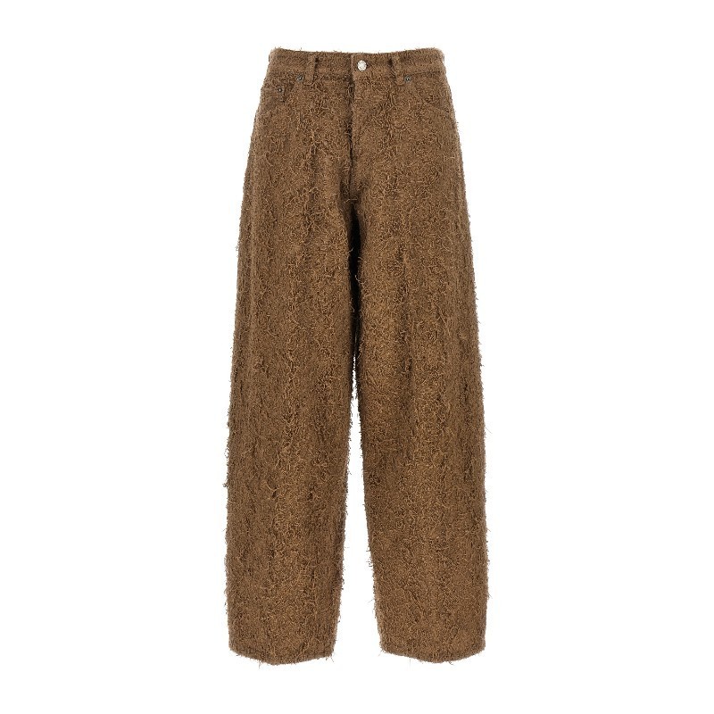 デニム・ジーパン HAIKURE 'Becky fur denim' jeans (HEW03296GF168PX T0003)