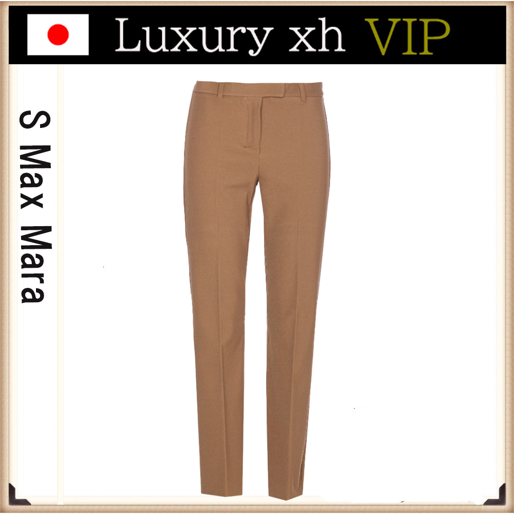 ★25AW S Max Mara UMANITA ストレッチ コットン パンツ