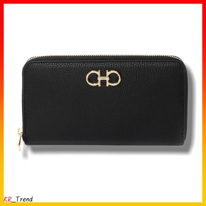 ★Ferragamo★220405 758661 ガンチーニ コンチネンタル 長財布