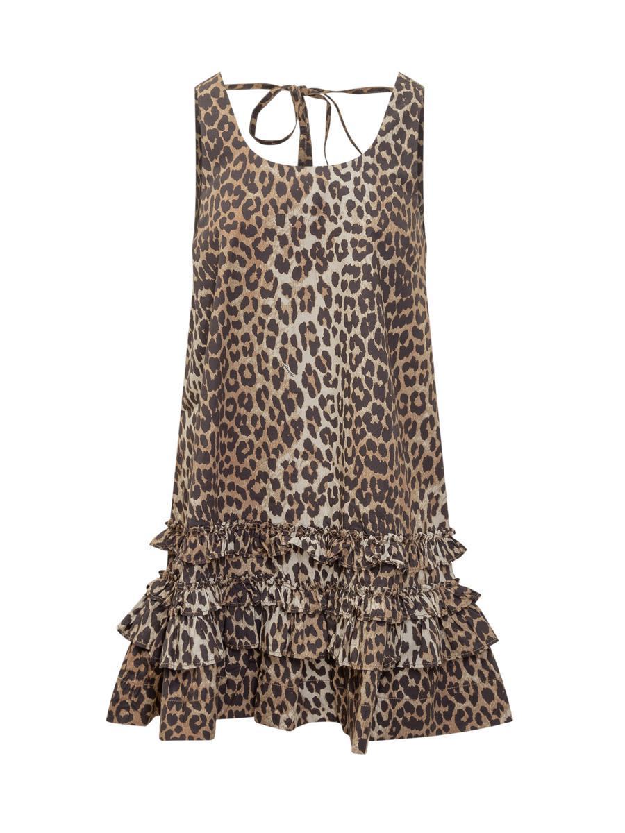 【関税＆送料込み】Ganni Mini Dress In Poplin.