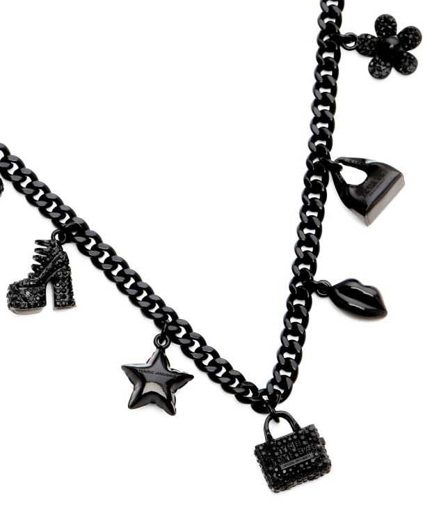 MARC JACOBS ミニアイコンパヴェチャームネックレス